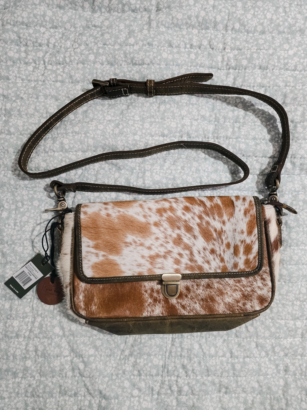 MYRA Cowhide Crossbody Bag